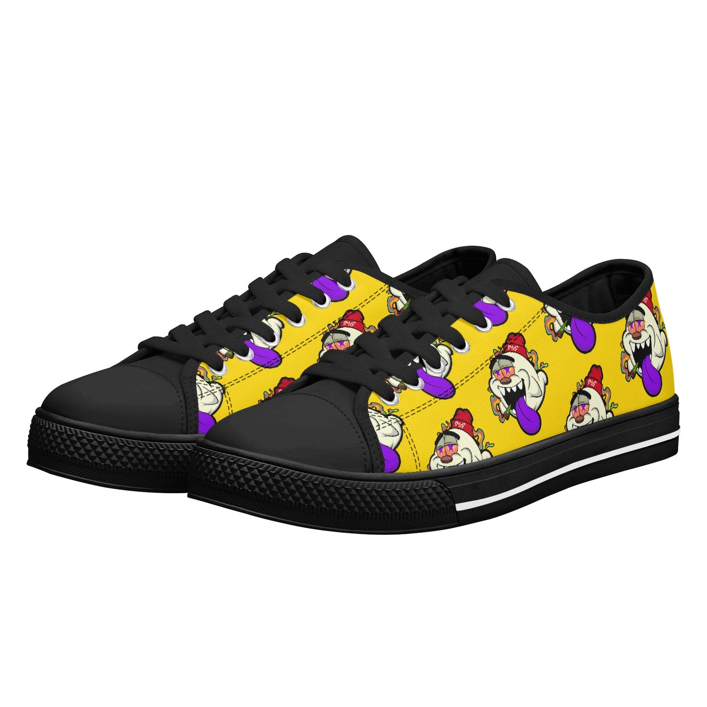 G.S.G Ghost Star Ghouls S.O.S Ghost Edition Mens Gold Low Top Star Kicks