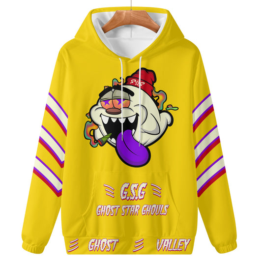 G.S.G Ghost Star Ghouls Mens Gold Lightweight Hoodie