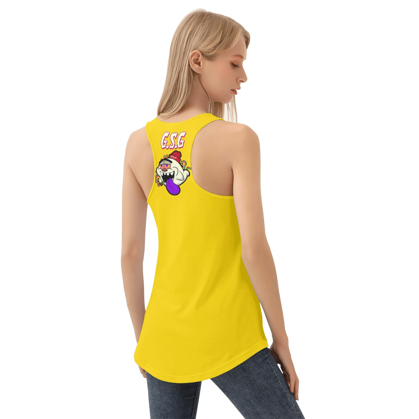 G.S.G Ghost Star Girl S.O.S Ghost Edition Womens Gold Vest