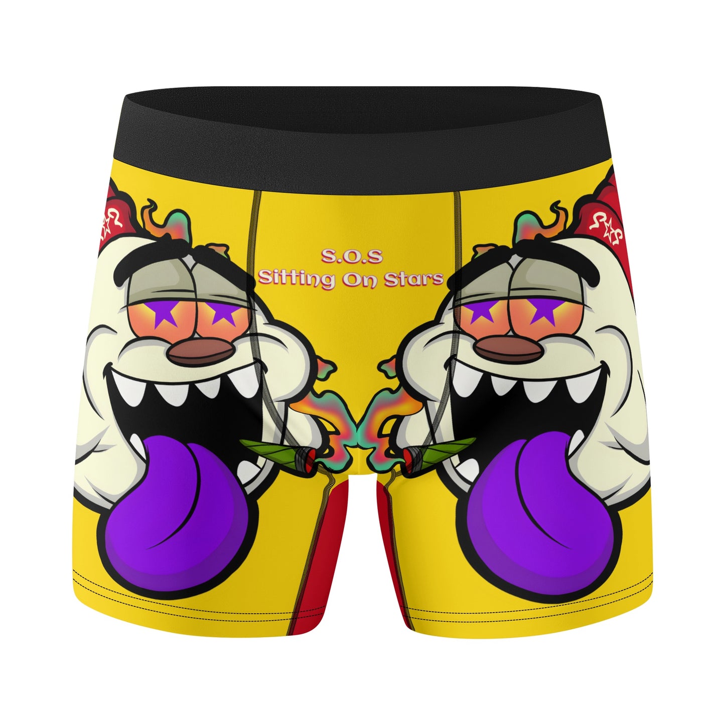 G.S.G Ghost Star Ghouls Mens Gold Classic Stretch Trunks & Underwear