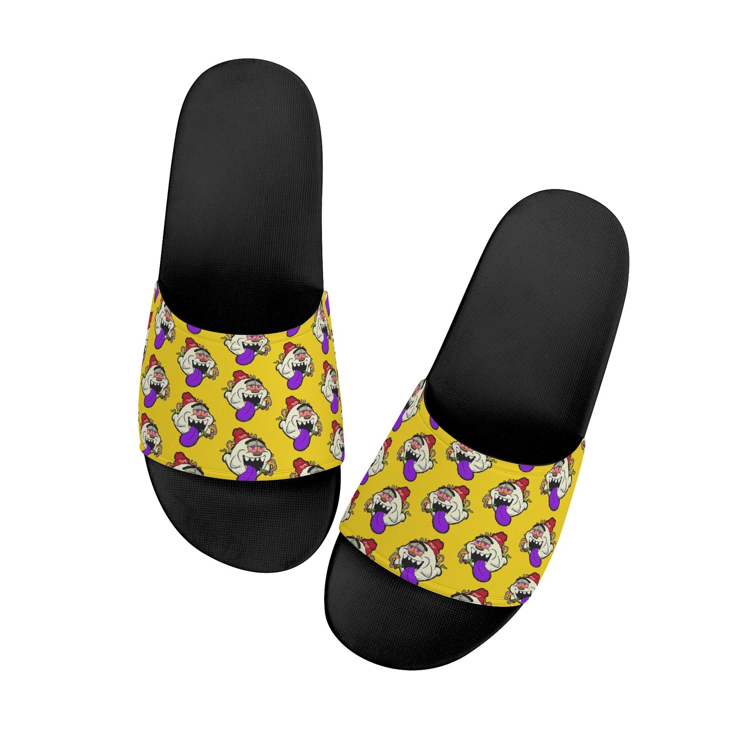 G.S.G Ghost Star Ghouls Mens Gold Star Slides