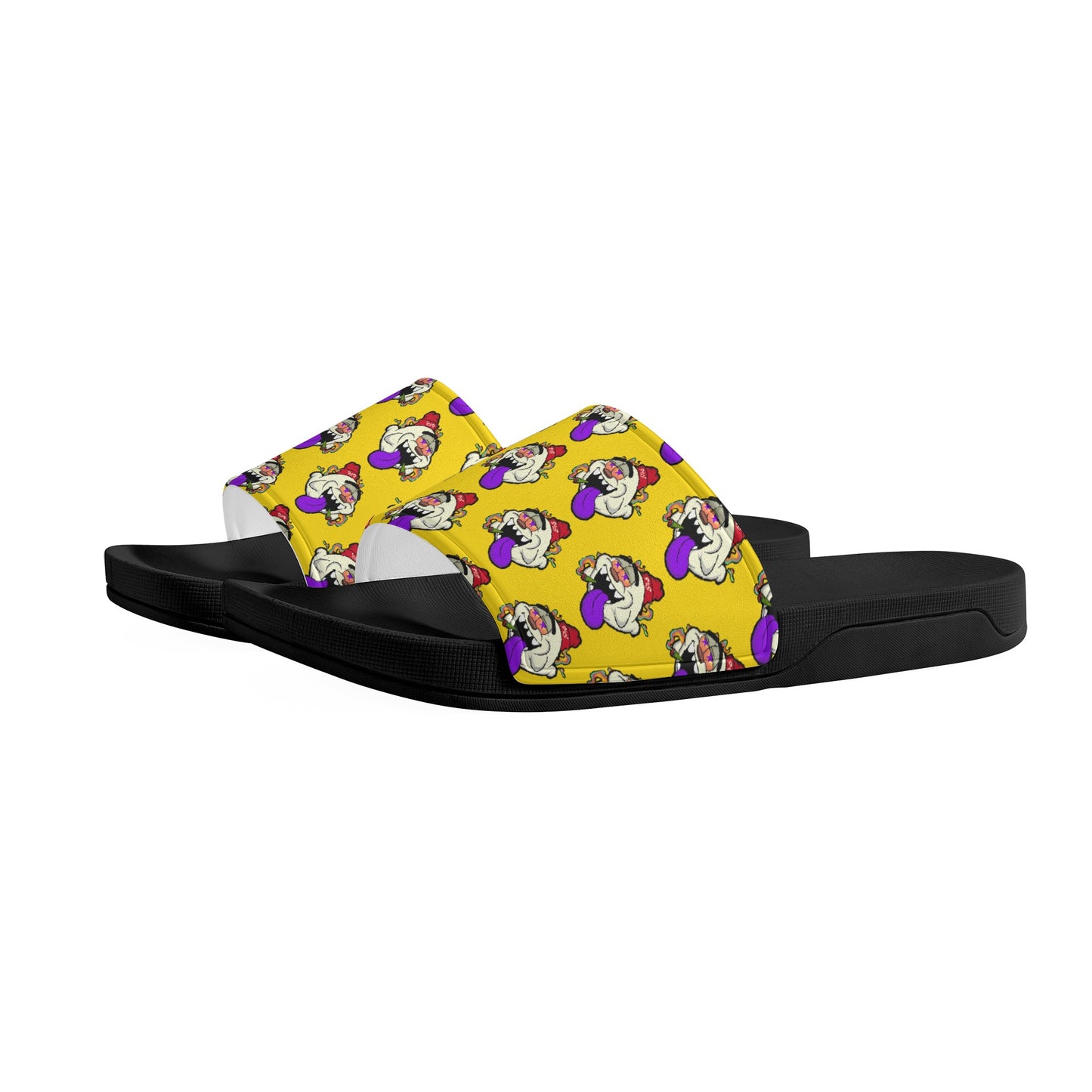 G.S.G Ghost Star Ghouls Mens Gold Star Slides