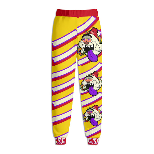 G.S.G Ghost Star Ghouls Mens Gold Sweatpants