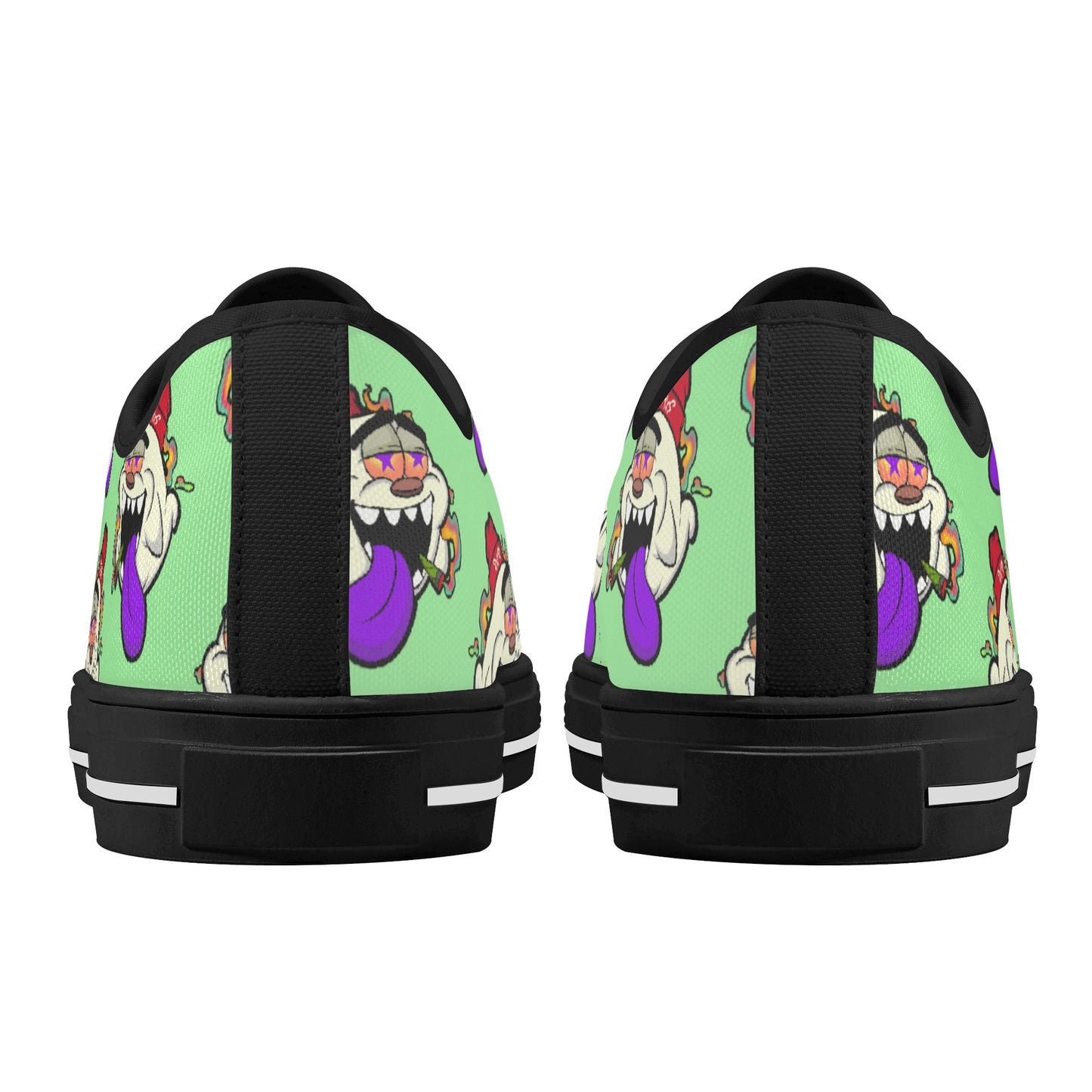 G.S.G Ghost Star Ghouls S.O.S Ghost Edition Mens Mint Green Low Top Star Kicks