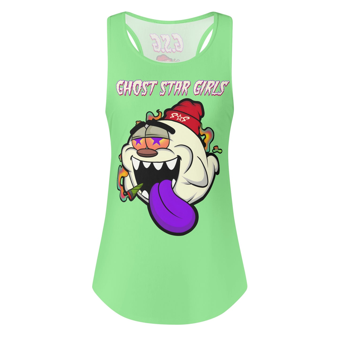 G.S.G Ghost Star Girl S.O.S Ghost Edition Womens Mint Green Vest