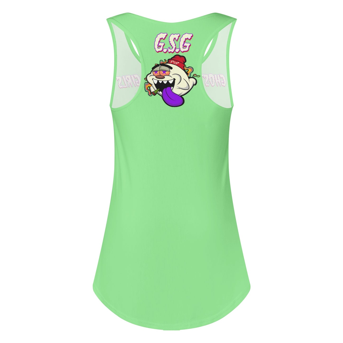 G.S.G Ghost Star Girl S.O.S Ghost Edition Womens Mint Green Vest