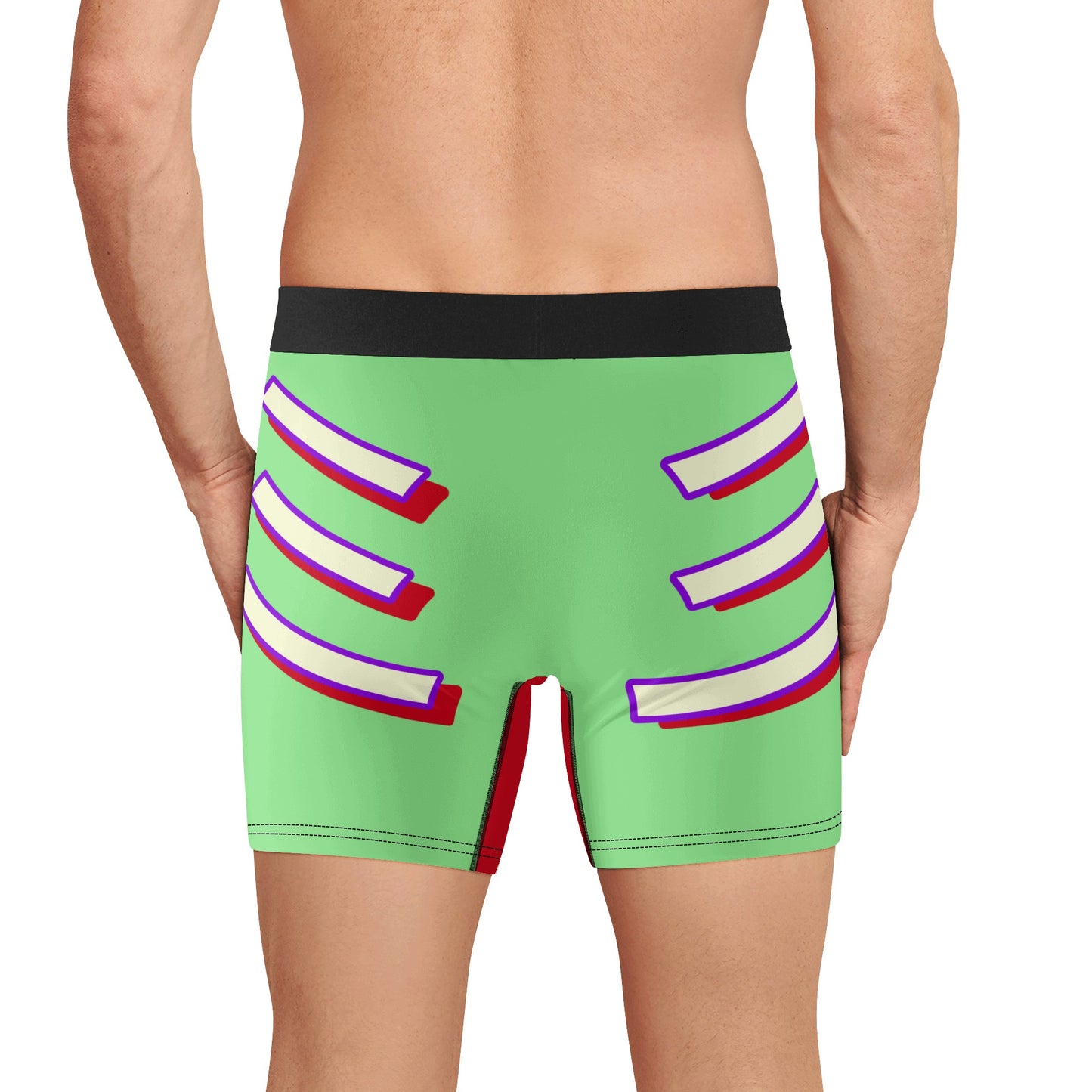 G.S.G Ghost Star Ghouls Mens Mint Green Classic Stretch Trunks & Underwear