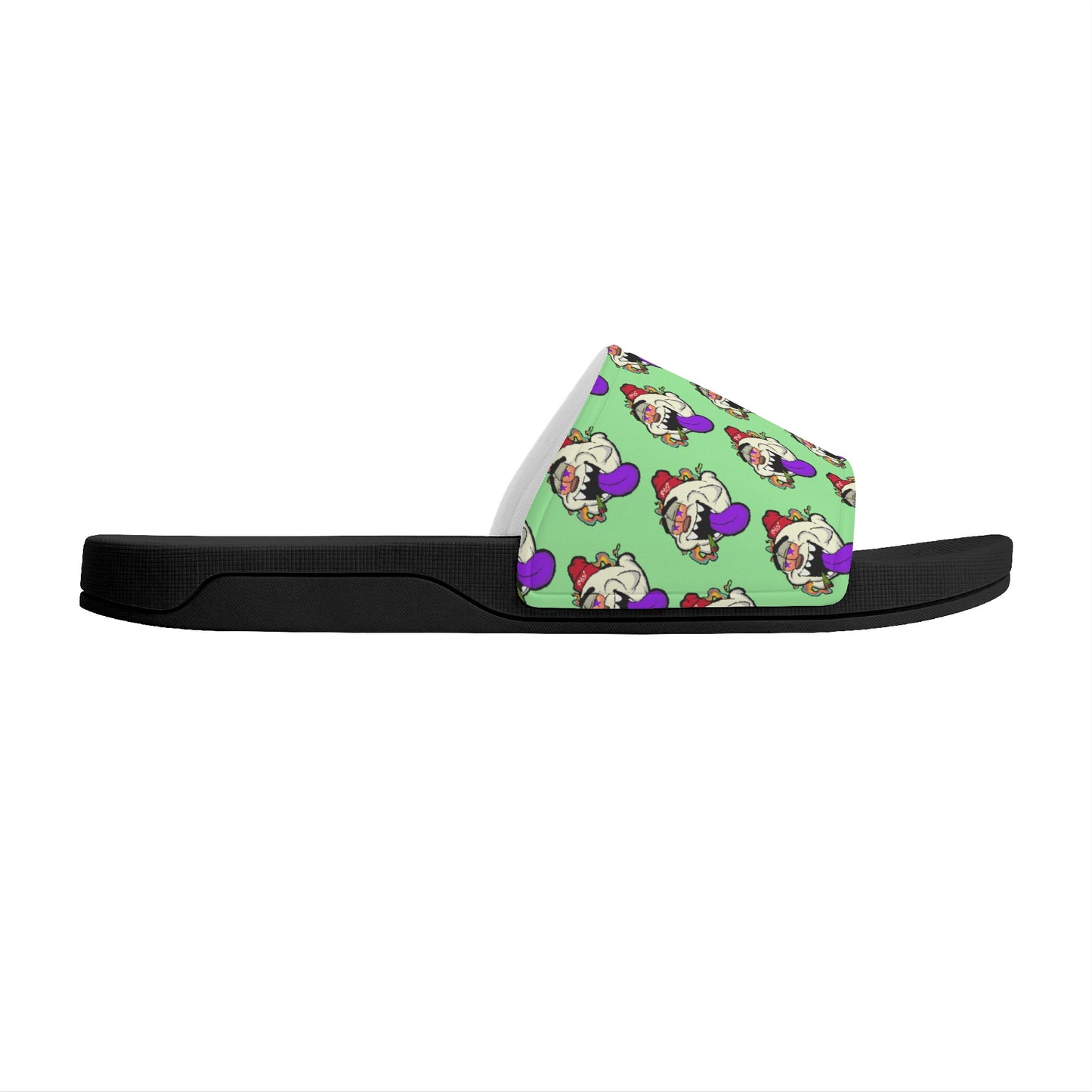 G.S.G Ghost Star Ghouls Mens Mint Green Star Slides