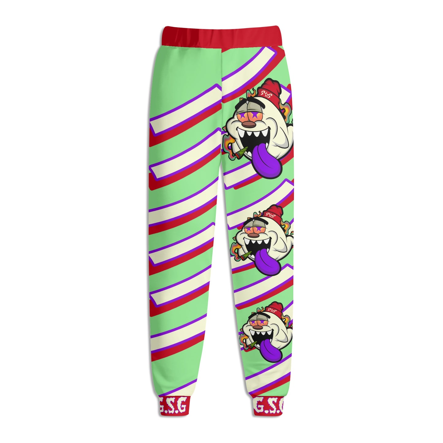 G.S.G Ghost Star Ghouls Mens Mint Green Sweatpants