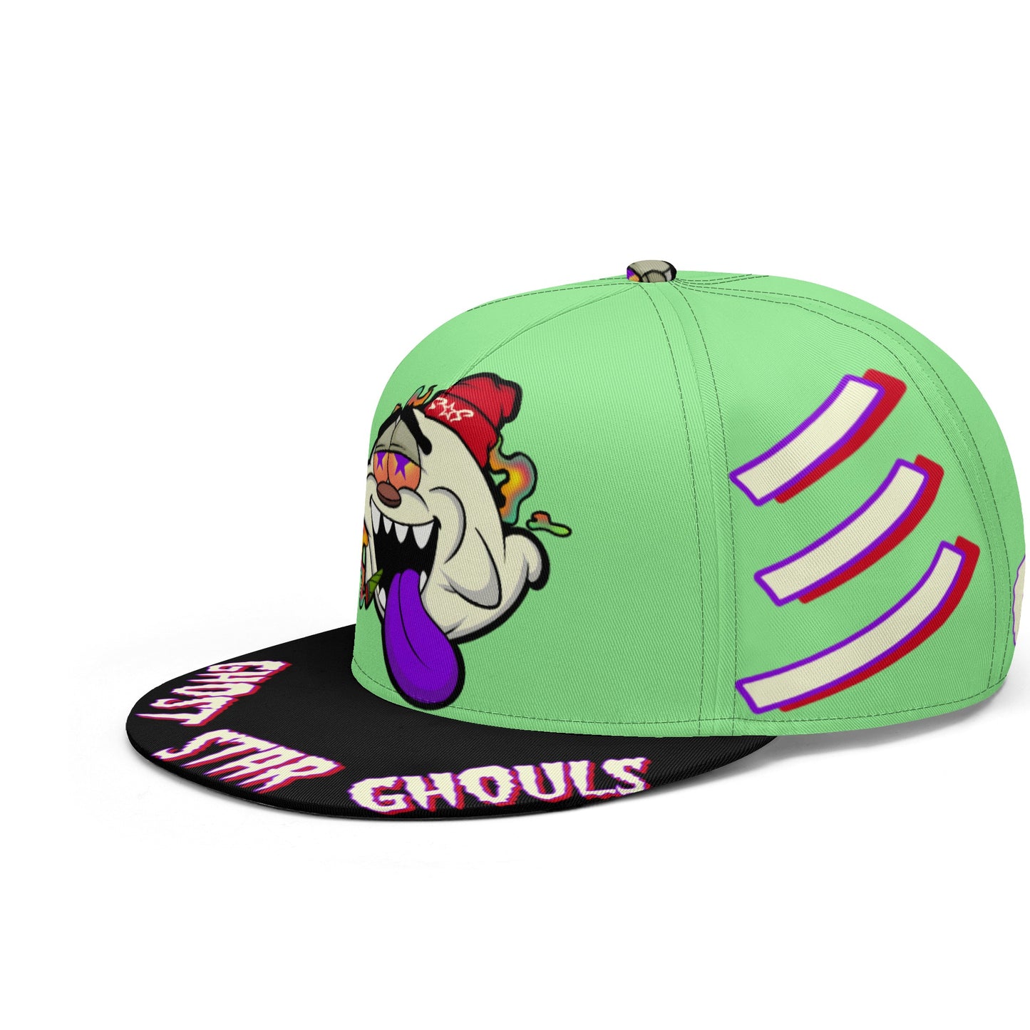 G.S.G Ghost Star Ghouls Mint Green Snapbacks