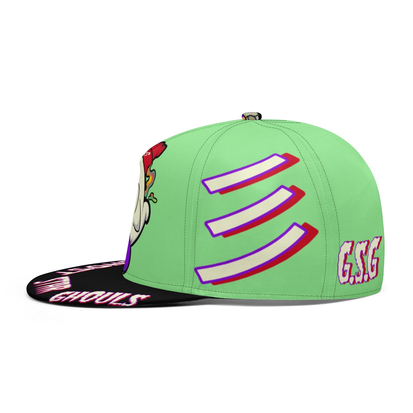 G.S.G Ghost Star Ghouls Mint Green Snapbacks