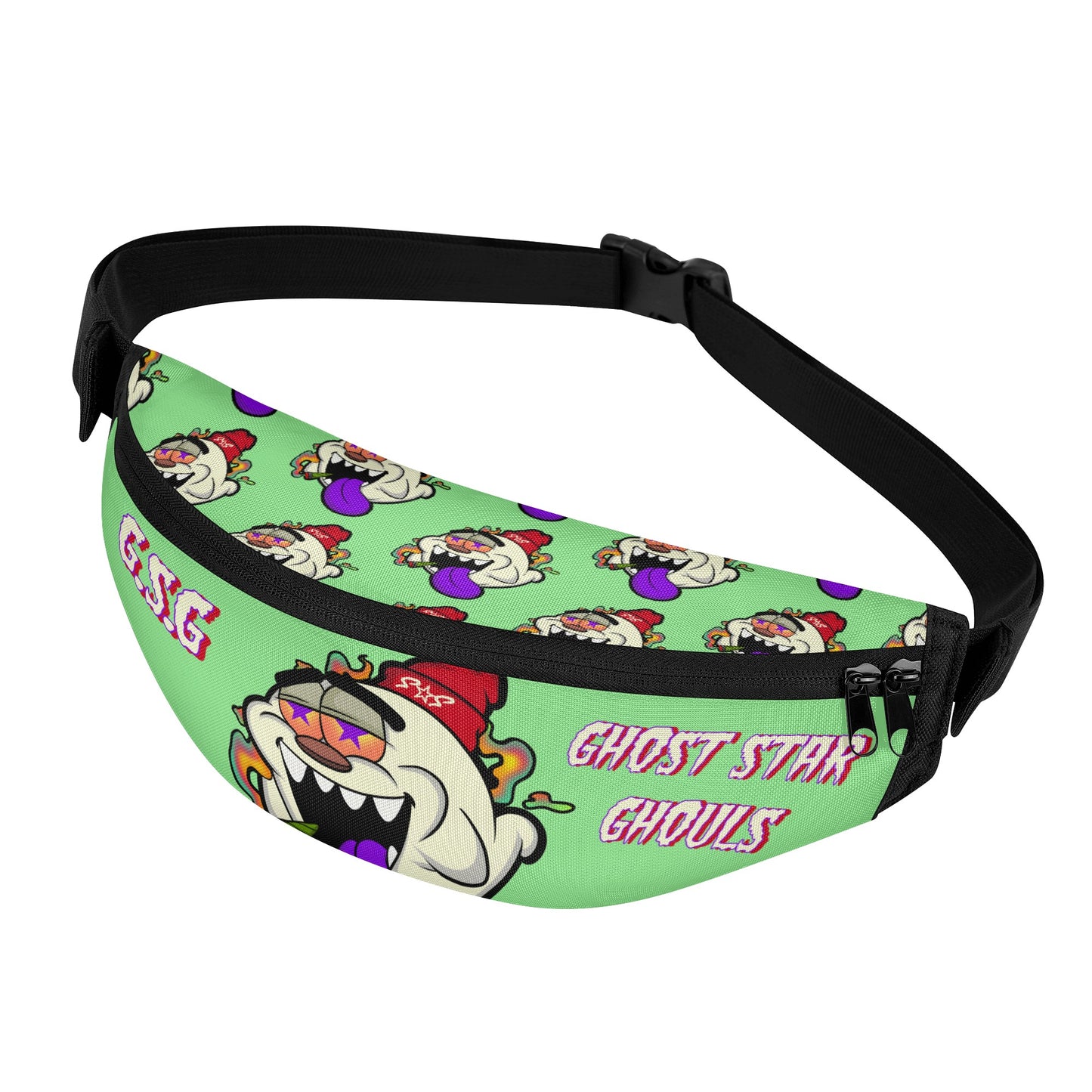 G.S.G Ghost Star Ghouls Mint Green Fanny Pack