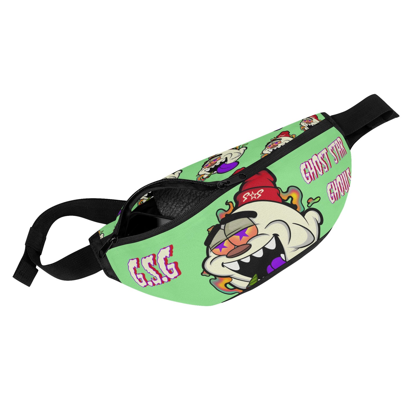 G.S.G Ghost Star Ghouls Mint Green Fanny Pack