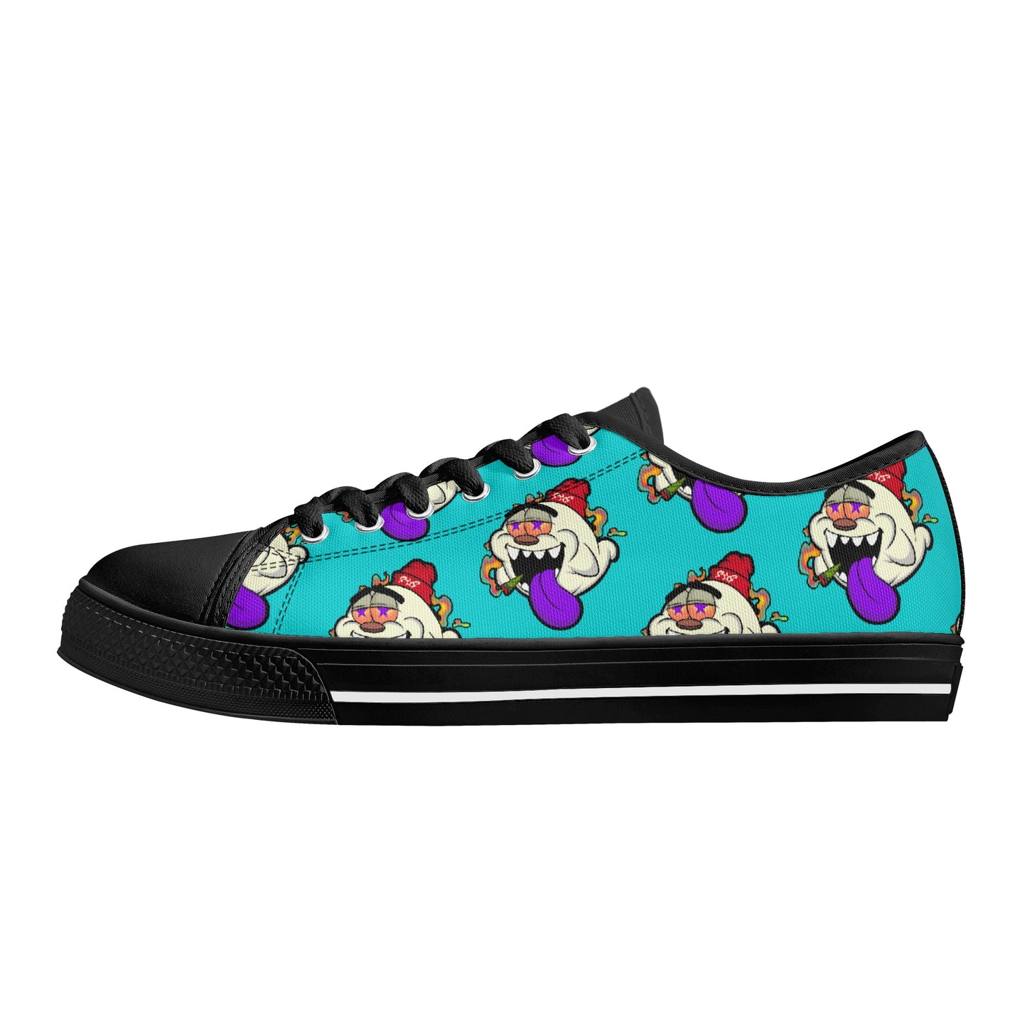 G.S.G Ghost Star Ghouls S.O.S Ghost Edition Mens Turquoise Low Top Star Kicks