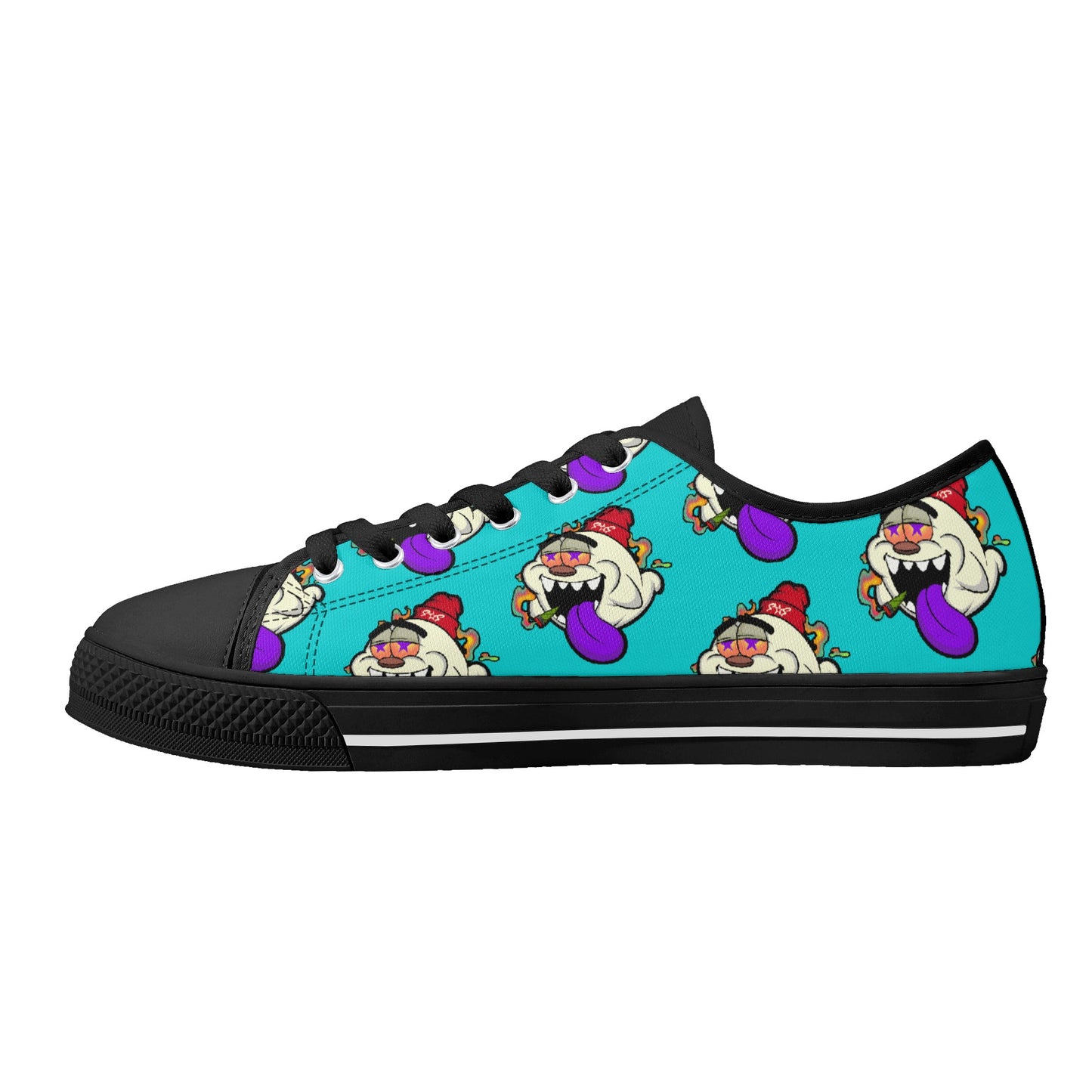 G.S.G Ghost Star Ghouls S.O.S Ghost Edition Mens Turquoise Low Top Star Kicks