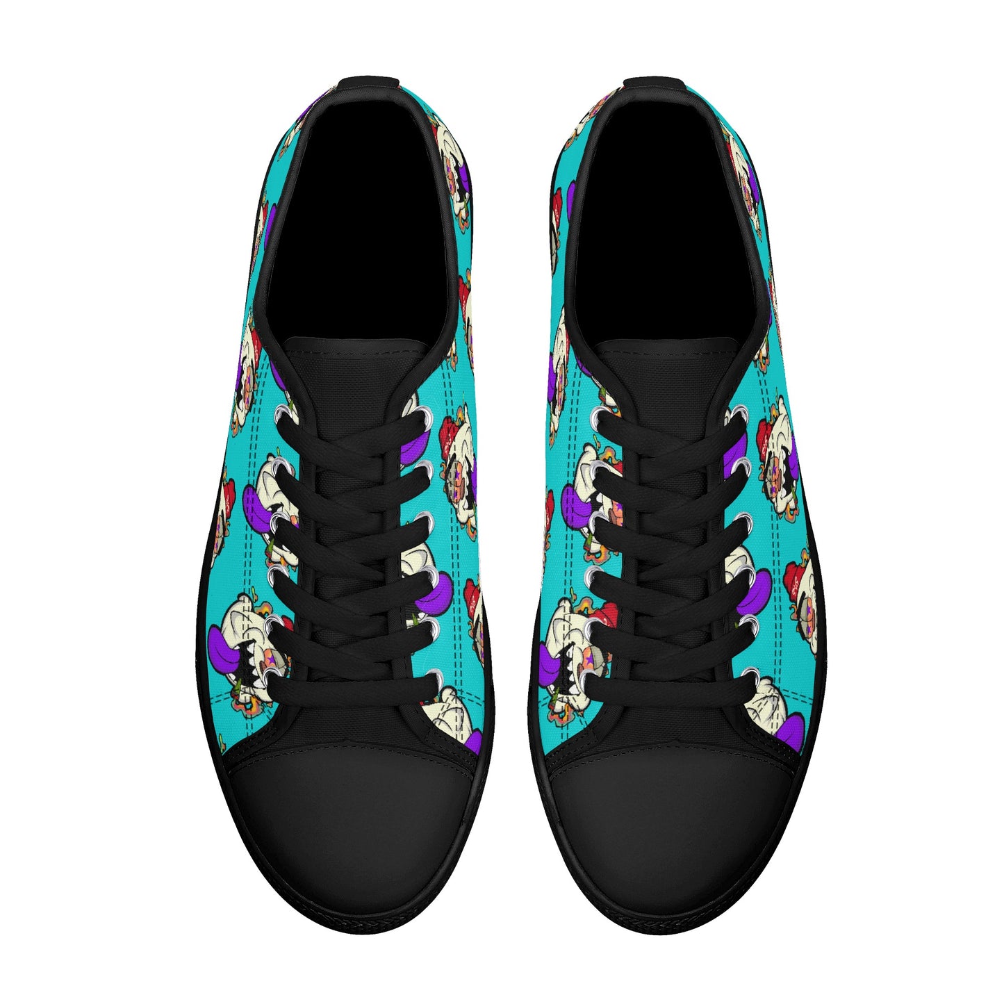 G.S.G Ghost Star Ghouls S.O.S Ghost Edition Mens Turquoise Low Top Star Kicks