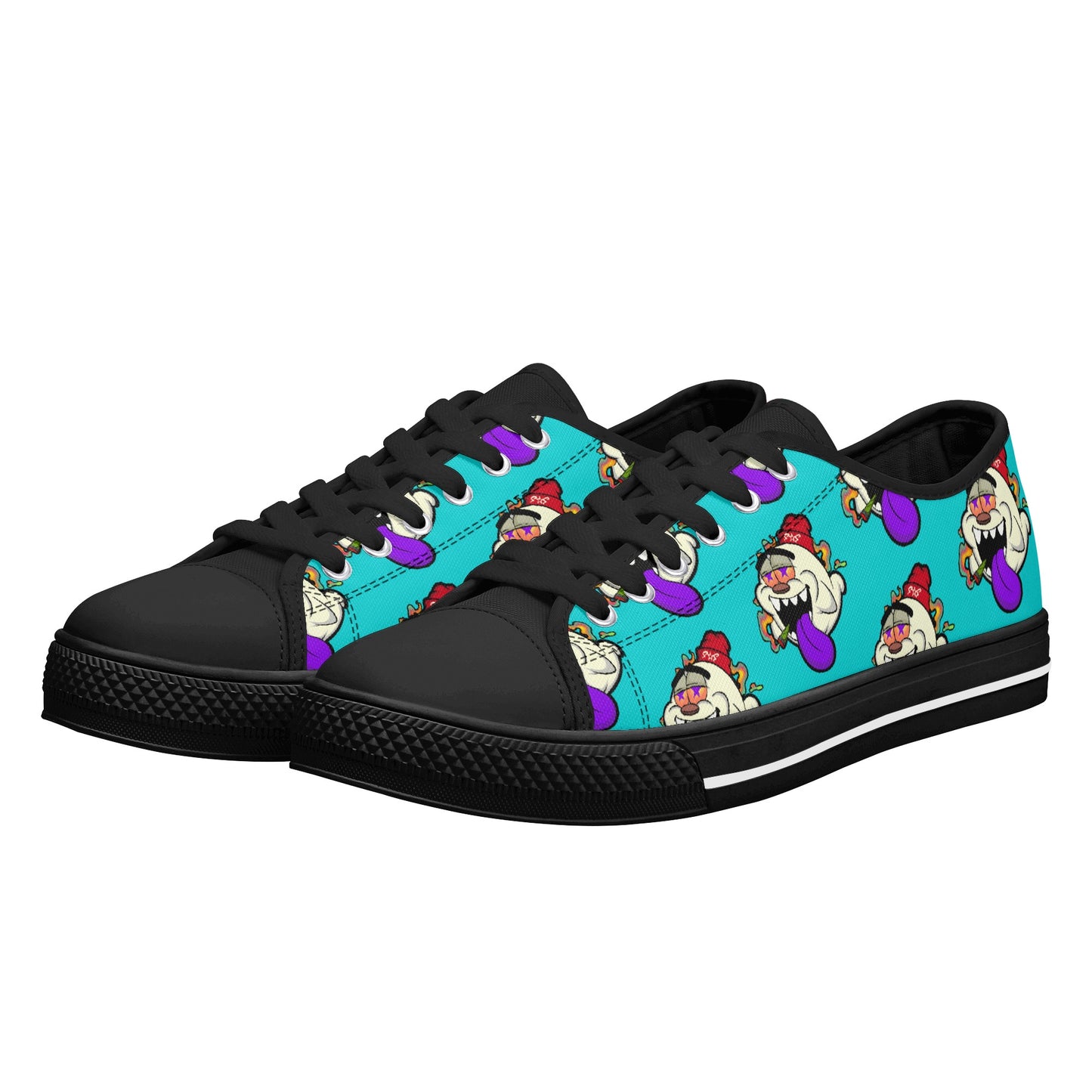 G.S.G Ghost Star Ghouls S.O.S Ghost Edition Mens Turquoise Low Top Star Kicks