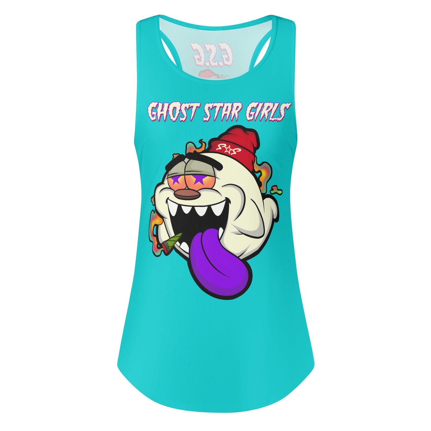 G.S.G Ghost Star Girl S.O.S Ghost Edition Womens Turquoise Vest