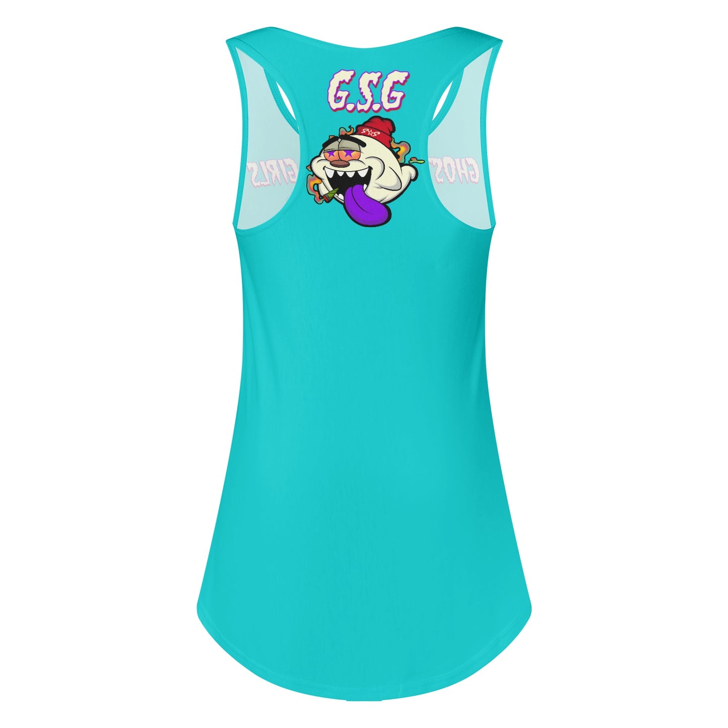 G.S.G Ghost Star Girl S.O.S Ghost Edition Womens Turquoise Vest