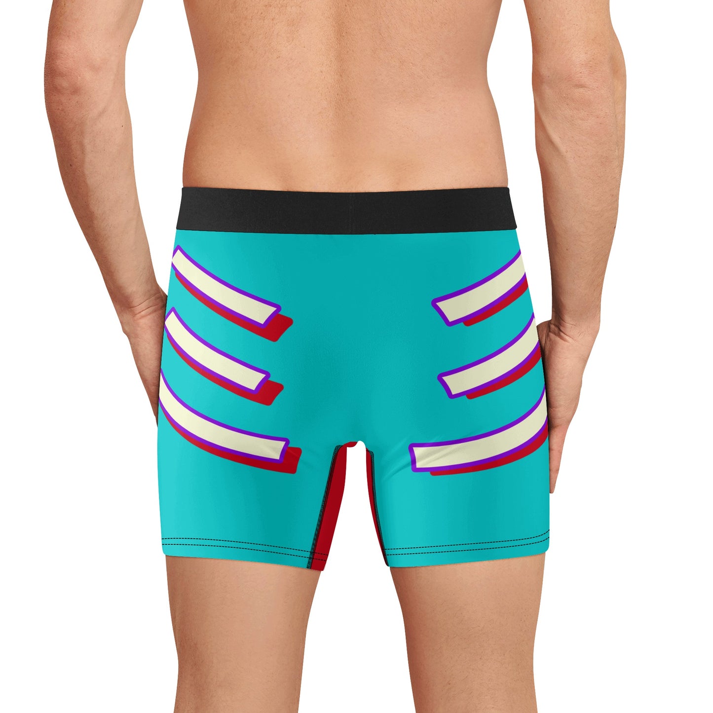 G.S.G Ghost Star Ghouls Mens Turquoise Classic Stretch Trunks & Underwear