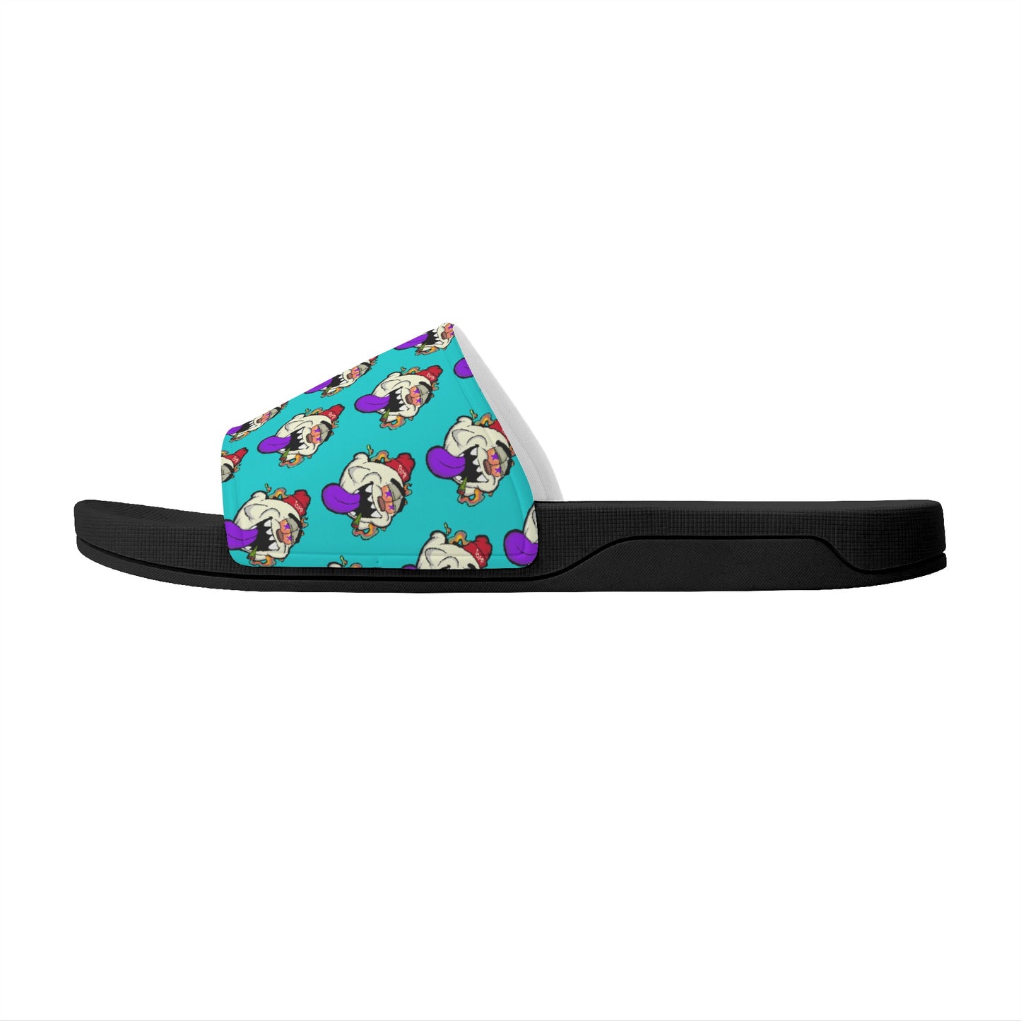 G.S.G Ghost Star Ghouls Mens Turquoise Star Slides