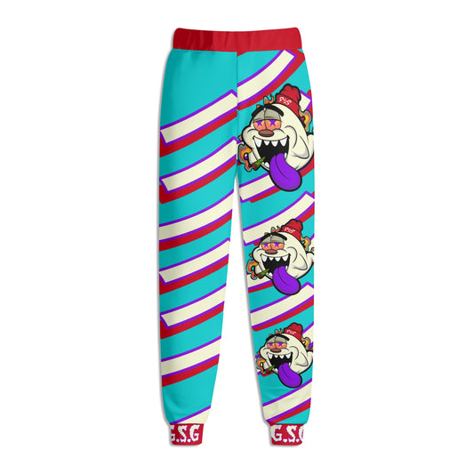 G.S.G Ghost Star Ghouls Mens Turquoise Sweatpants