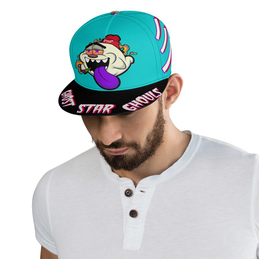 G.S.G Ghost Star Ghouls Turquoise Snapbacks