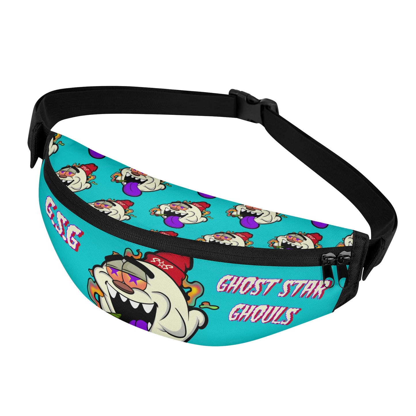 G.S.G Ghost Star Ghouls Turquoise Fanny Pack