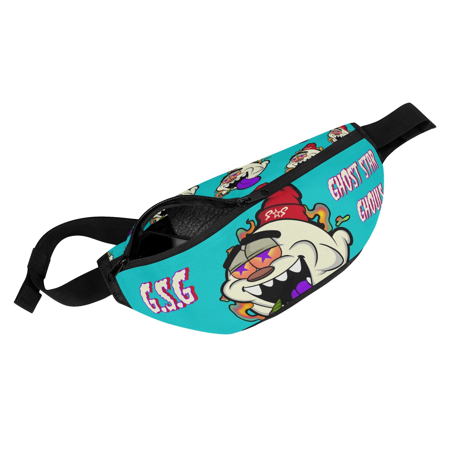 G.S.G Ghost Star Ghouls Turquoise Fanny Pack