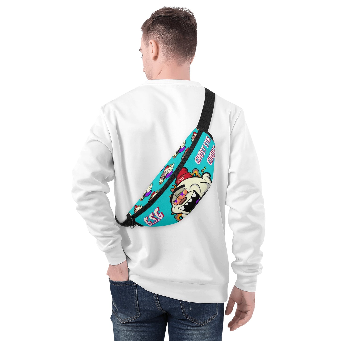 G.S.G Ghost Star Ghouls Turquoise Fanny Pack