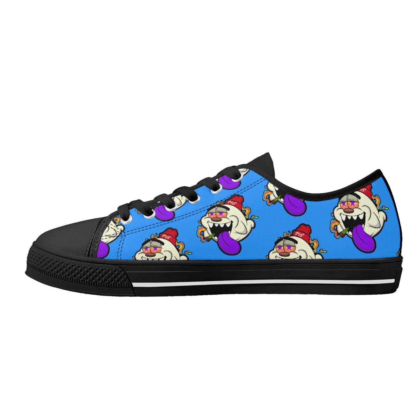 G.S.G Ghost Star Ghouls S.O.S Ghost Edition Mens Blue Low Top Star Kicks