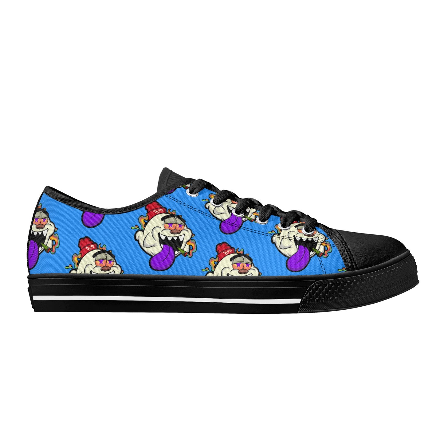 G.S.G Ghost Star Ghouls S.O.S Ghost Edition Mens Blue Low Top Star Kicks