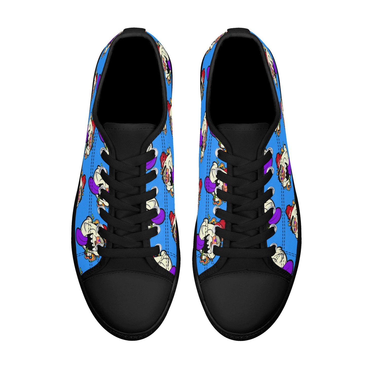 G.S.G Ghost Star Ghouls S.O.S Ghost Edition Mens Blue Low Top Star Kicks