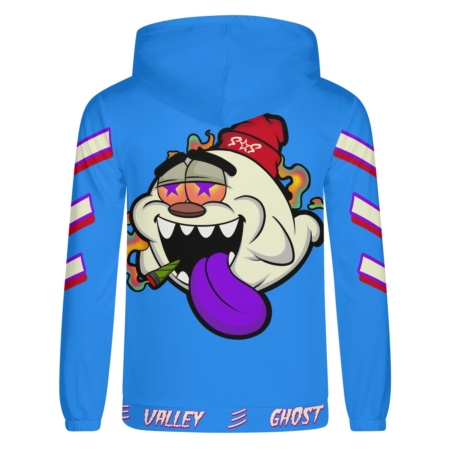 G.S.G Ghost Star Ghouls Mens Blue Lightweight Hoodie