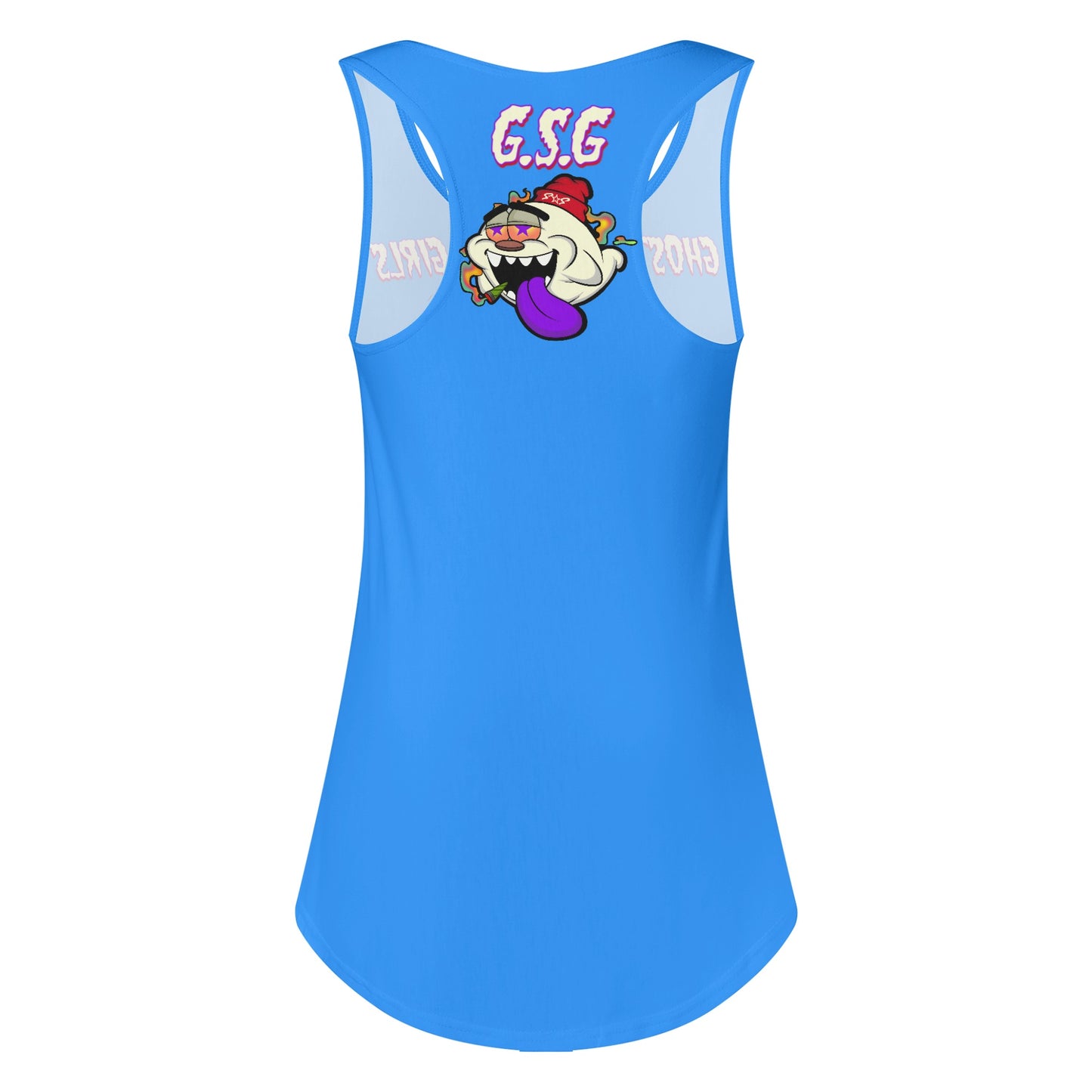 G.S.G Ghost Star Girl S.O.S Ghost Edition Womens Blue Vest