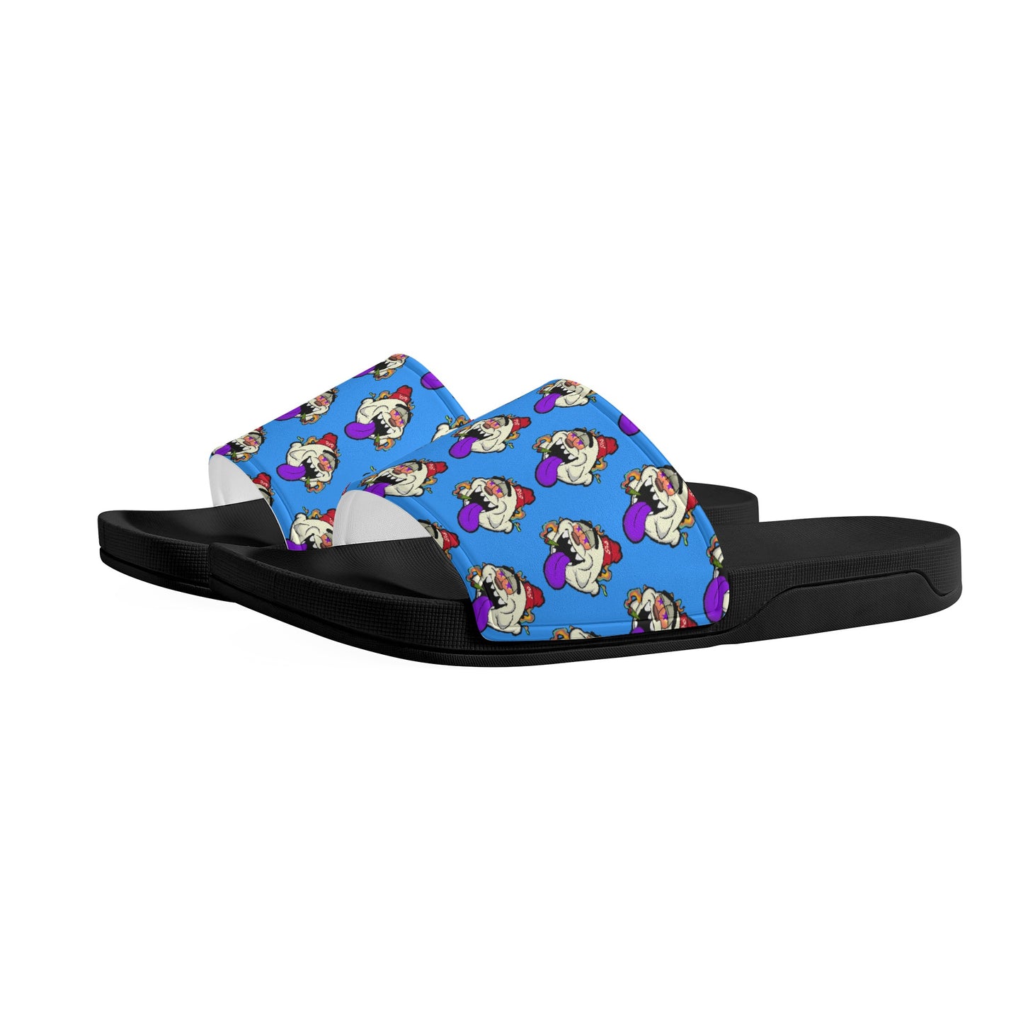 G.S.G Ghost Star Ghouls Mens Blue Star Slides