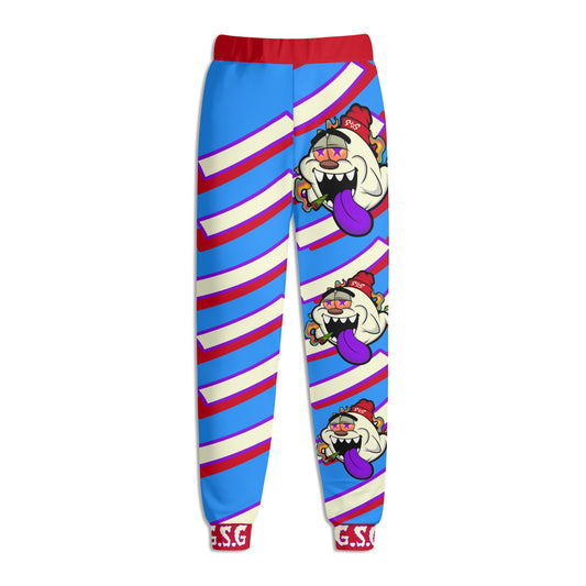 G.S.G Ghost Star Ghouls Mens Blue Sweatpants