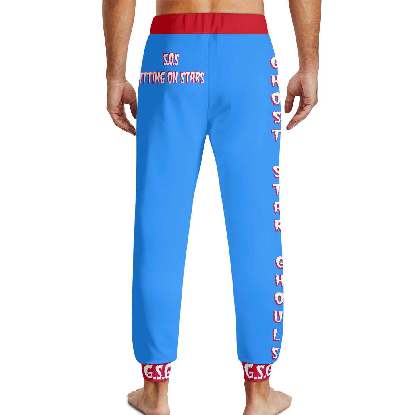 G.S.G Ghost Star Ghouls Mens Blue Sweatpants