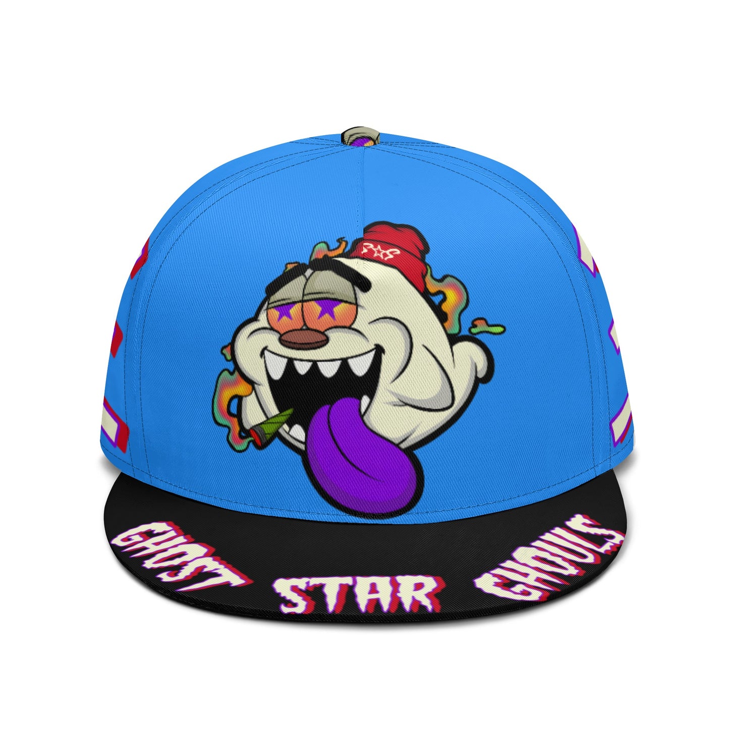 G.S.G Ghost Star Ghouls Blue Snapbacks