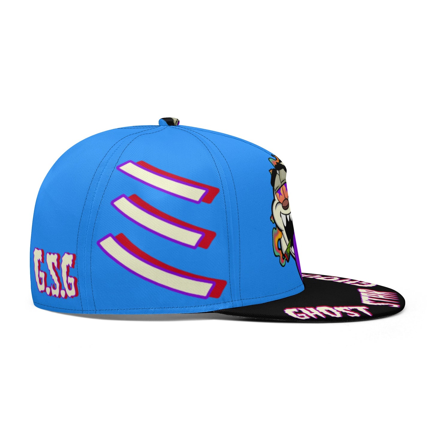 G.S.G Ghost Star Ghouls Blue Snapbacks