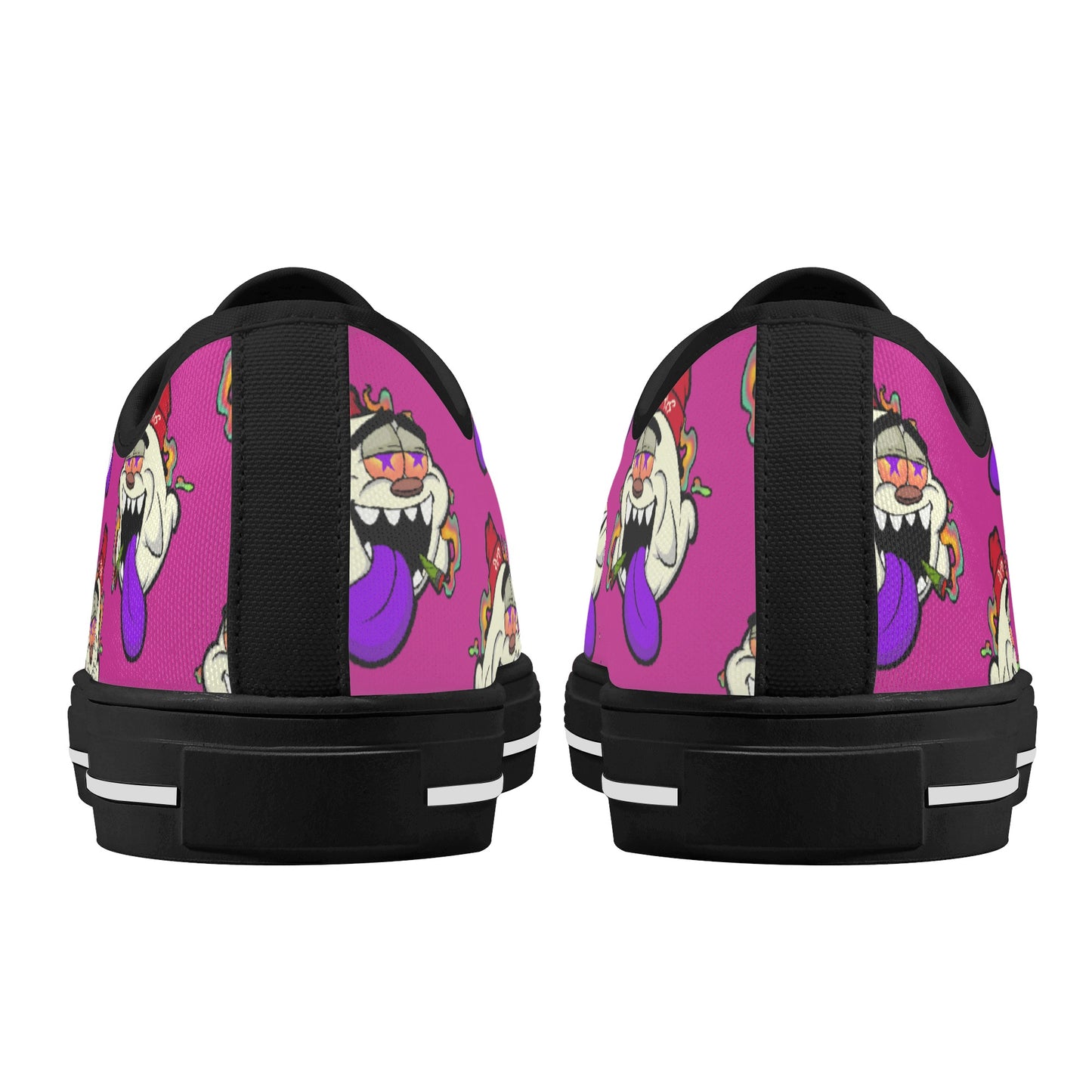 G.S.G Ghost Star Ghouls S.O.S Ghost Edition Mens Purple Low Top Star Kicks