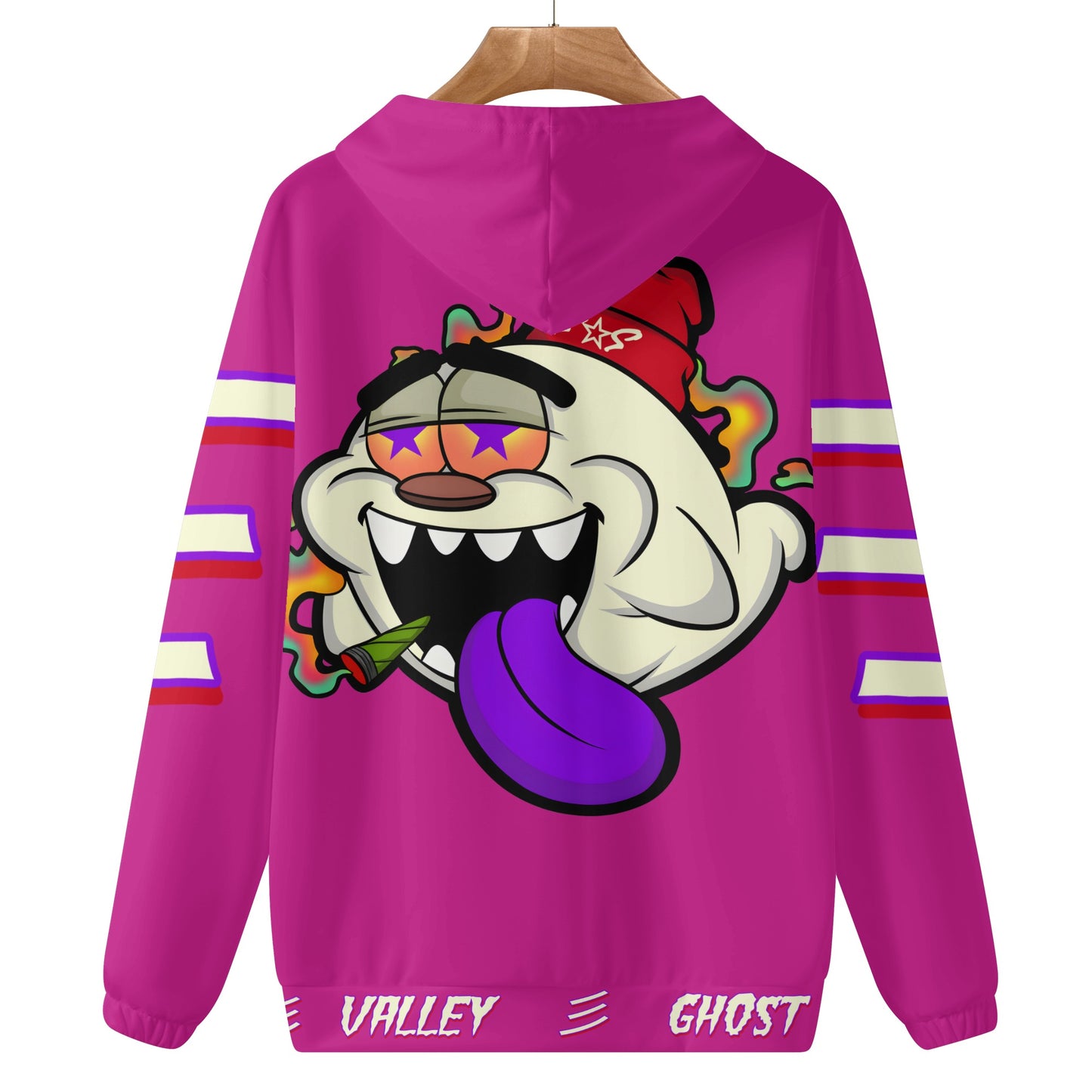 G.S.G Ghost Star Ghouls Mens Purple Lightweight Hoodie