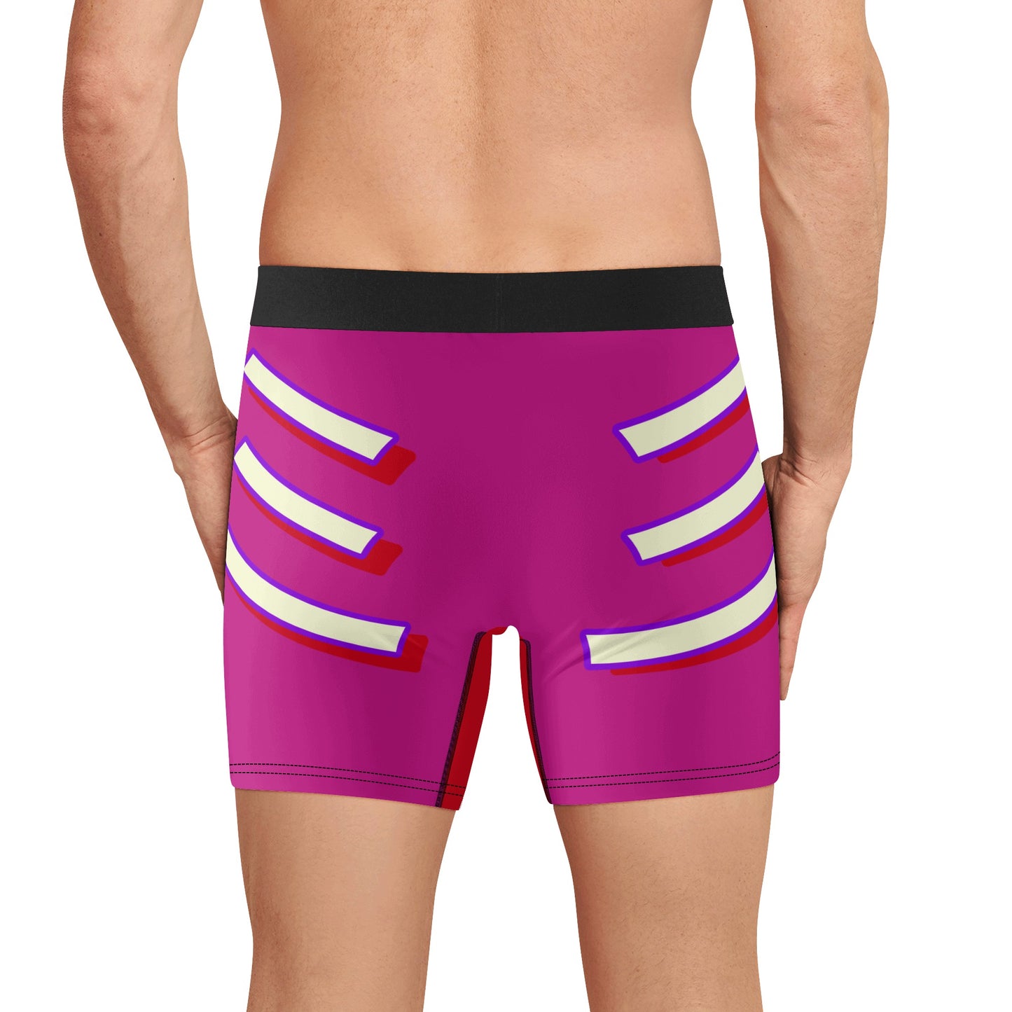 G.S.G Ghost Star Ghouls Mens Purple Classic Stretch Trunks & Underwear