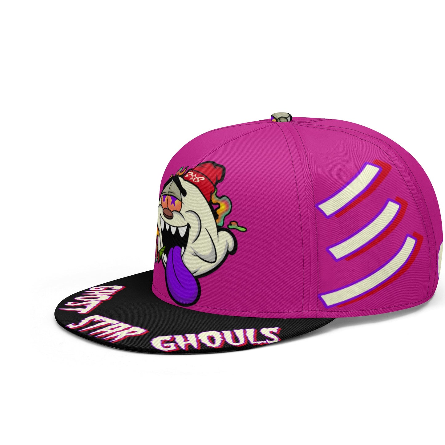 G.S.G Ghost Star Ghouls Purple Snapbacks