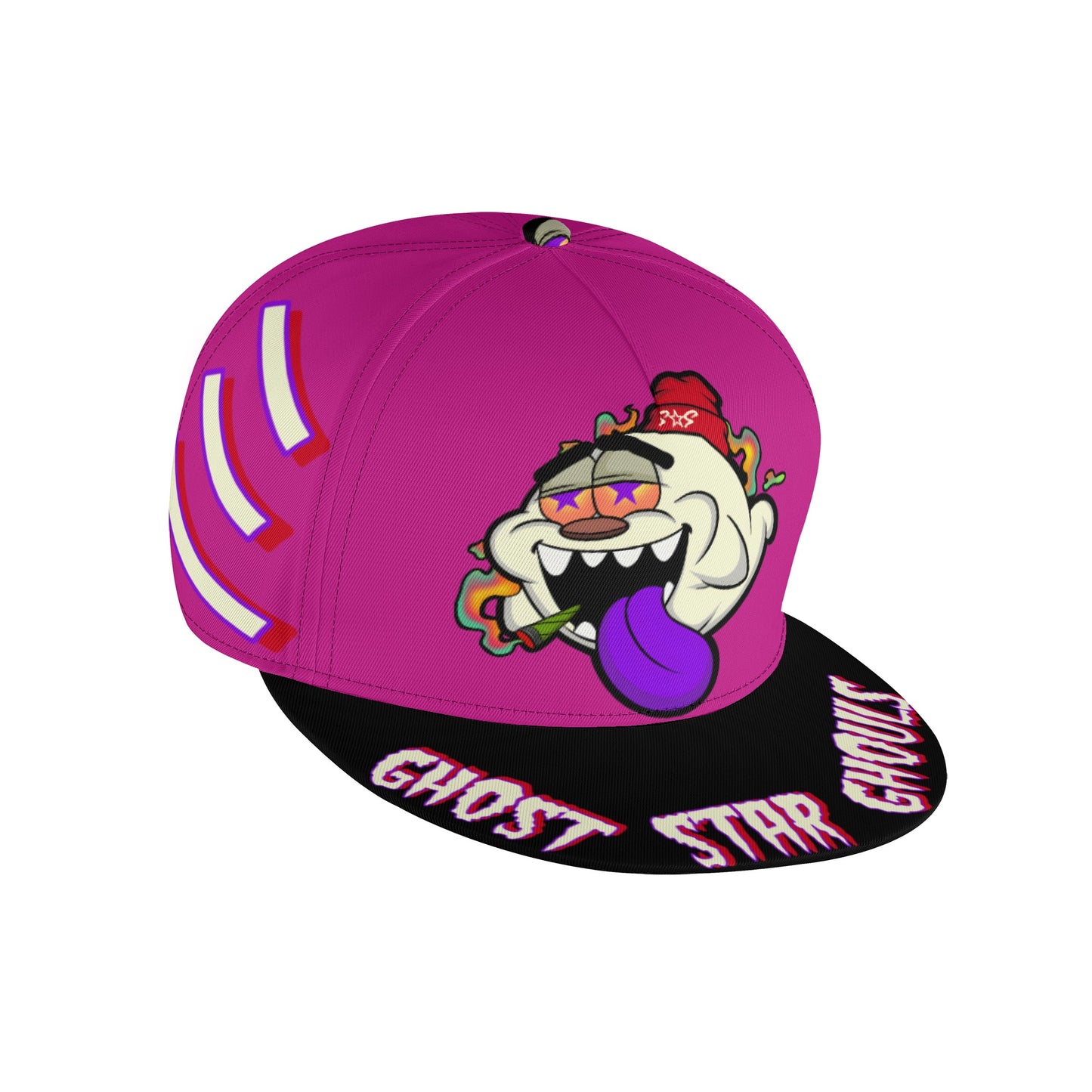 G.S.G Ghost Star Ghouls Purple Snapbacks