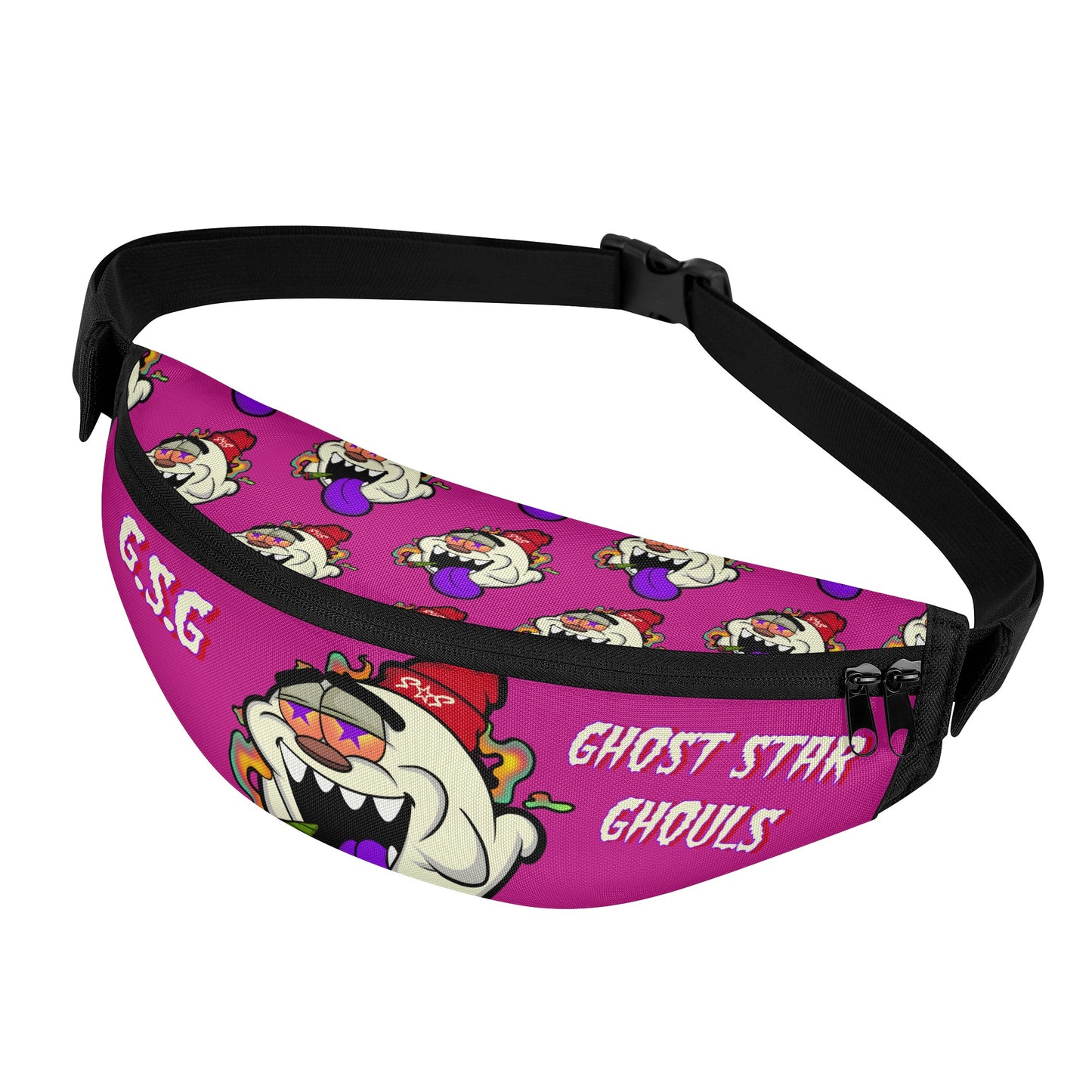 G.S.G Ghost Star Ghouls Purple Fanny Pack