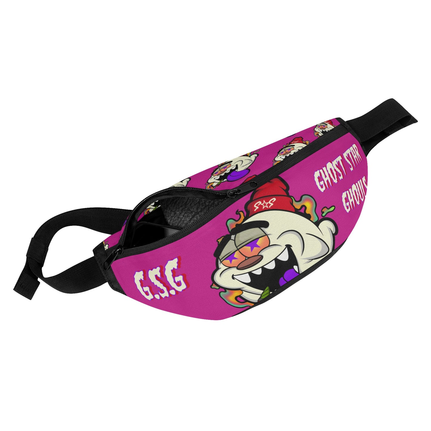 G.S.G Ghost Star Ghouls Purple Fanny Pack