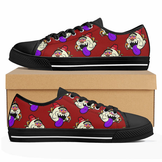 G.S.G Ghost Star Ghouls S.O.S Ghost Edition Mens Maroon Low Top Star Kicks