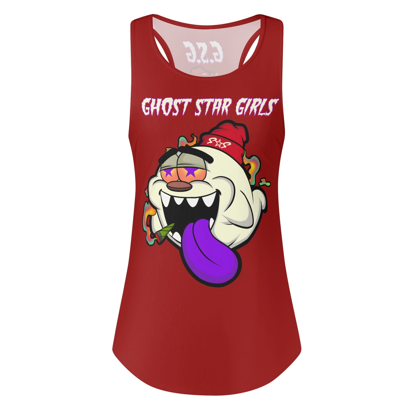 G.S.G Ghost Star Girl S.O.S Ghost Edition Womens Maroon Vest