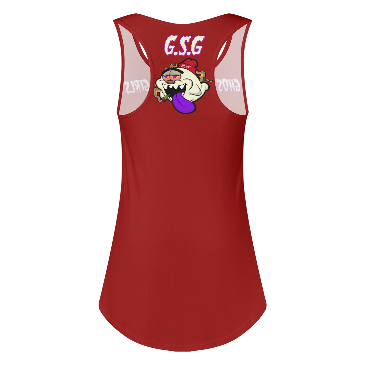 G.S.G Ghost Star Girl S.O.S Ghost Edition Womens Maroon Vest